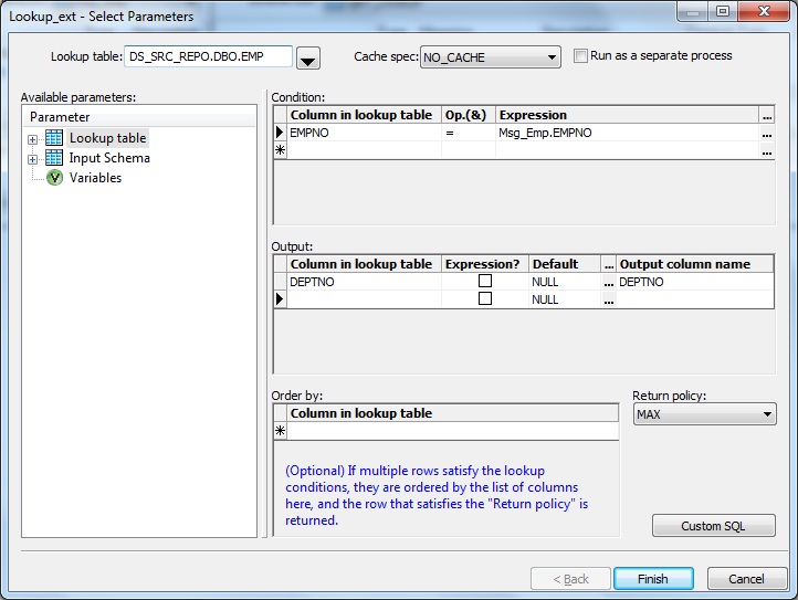 Query- New Lookup Function Call