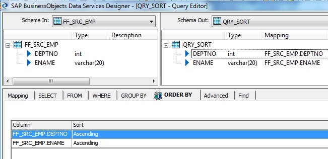 Query- Sort