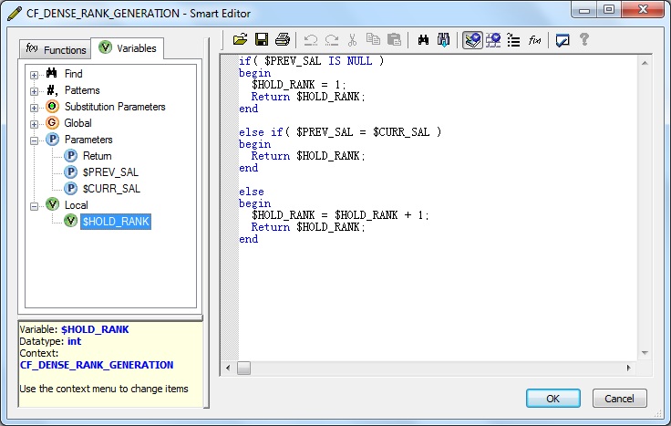 Custom Function Definition