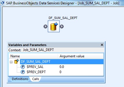 Job- Parameter Calls