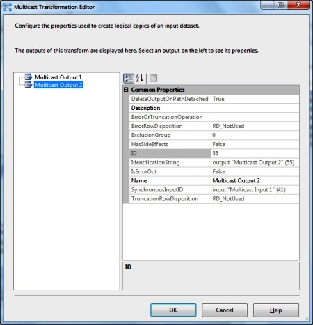 Multicast Transformation Editor