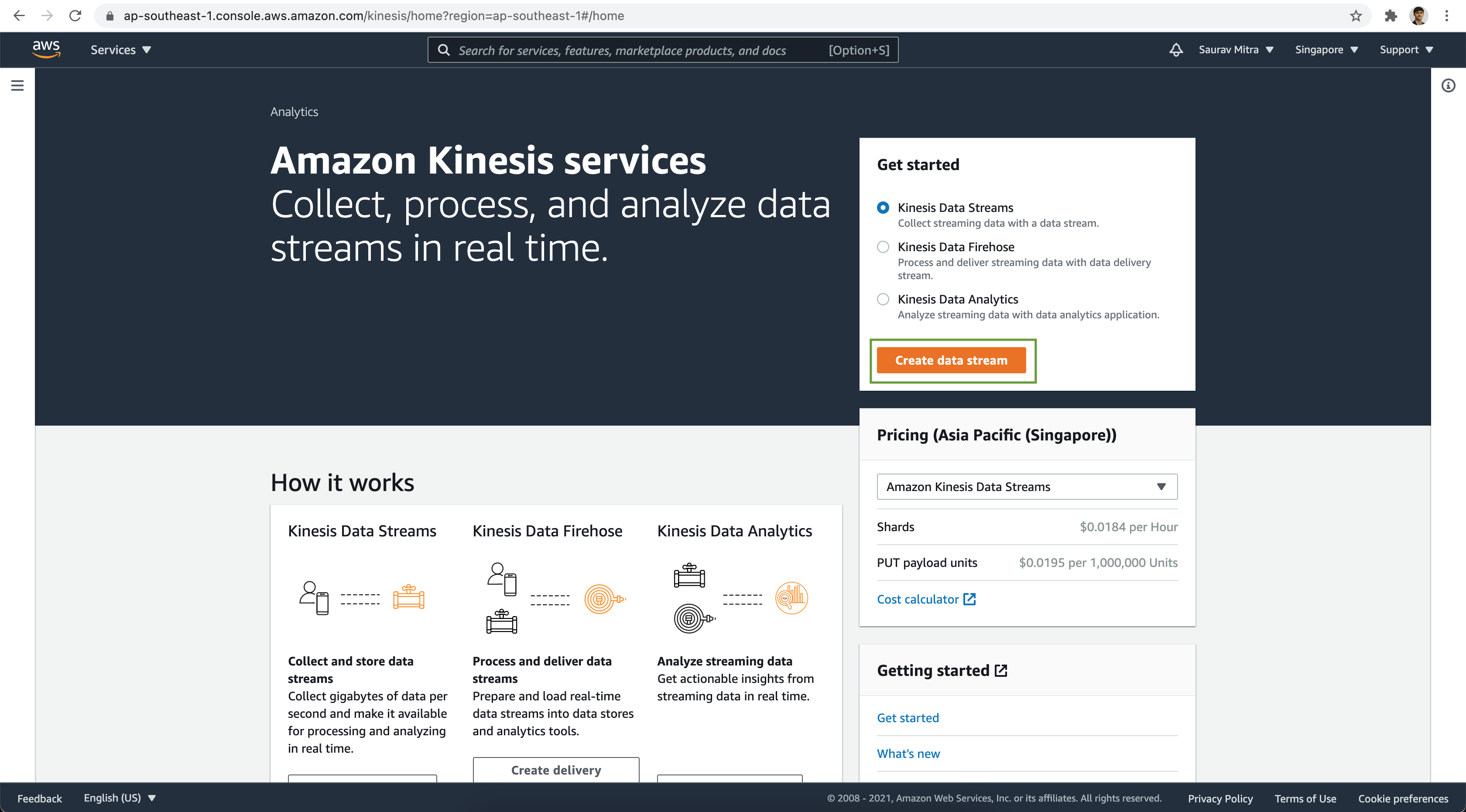 Amazon Kinesis Services