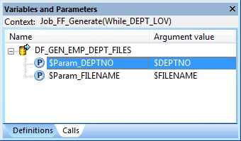 Assign Parameters values