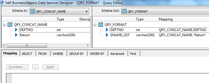 Query- Format