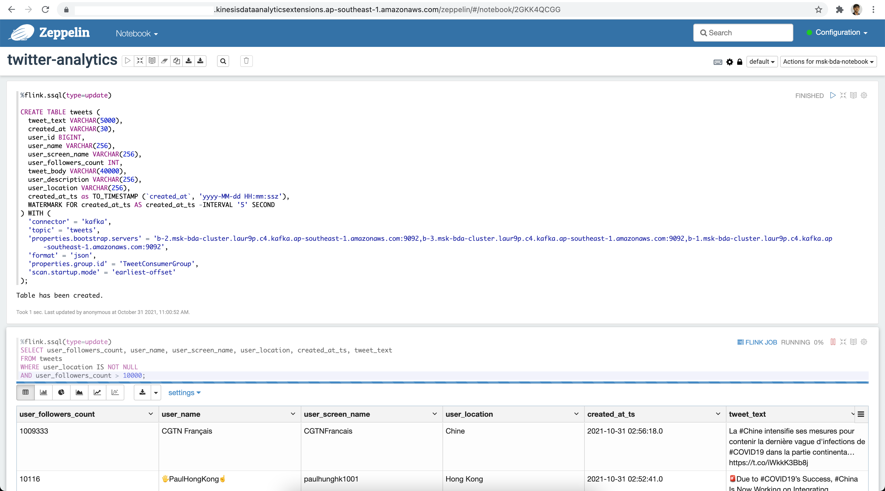 Flink SQL