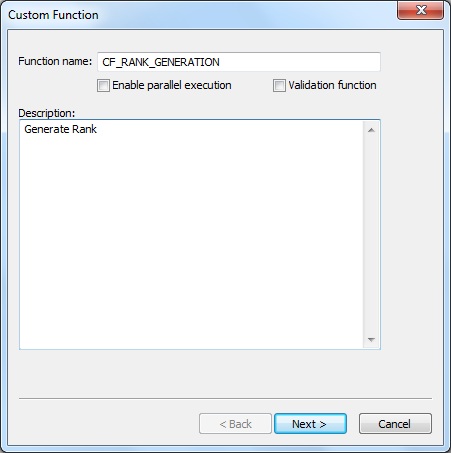 Custom Function