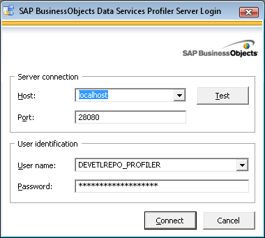 Profiler Server Login