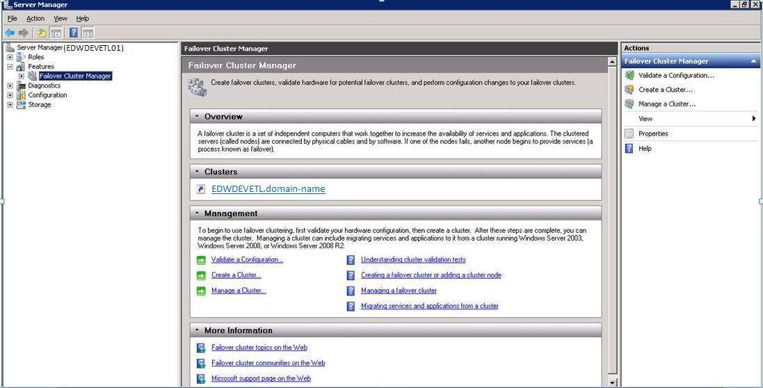 Login to Cluster Server Manager