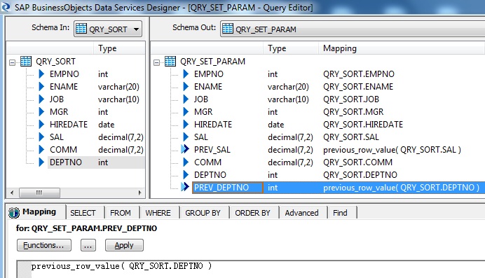 Query- Set Parameters