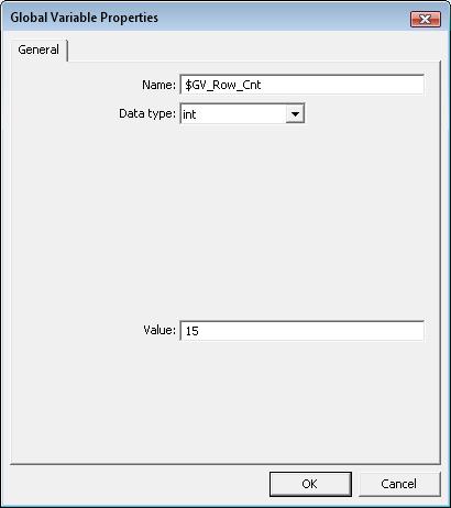 Create Global Variables