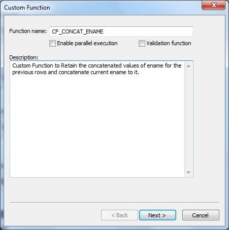 Custom Function