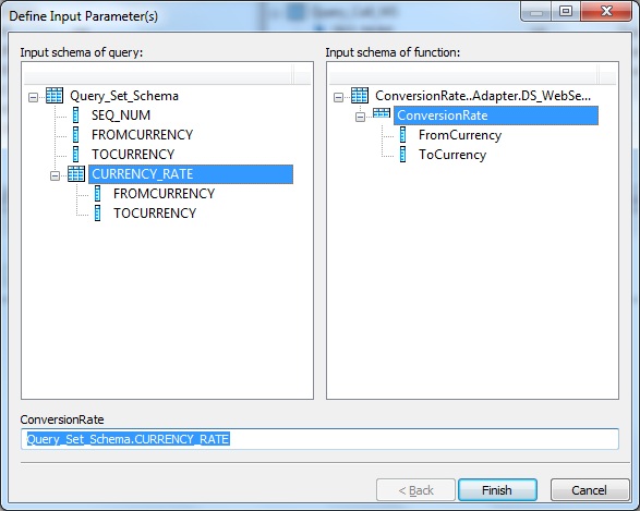 Define Input Schema of function