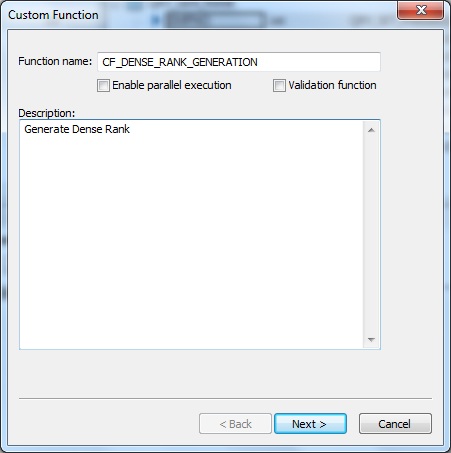 Custom Function