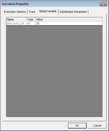 Global Variable Value at Execution Point