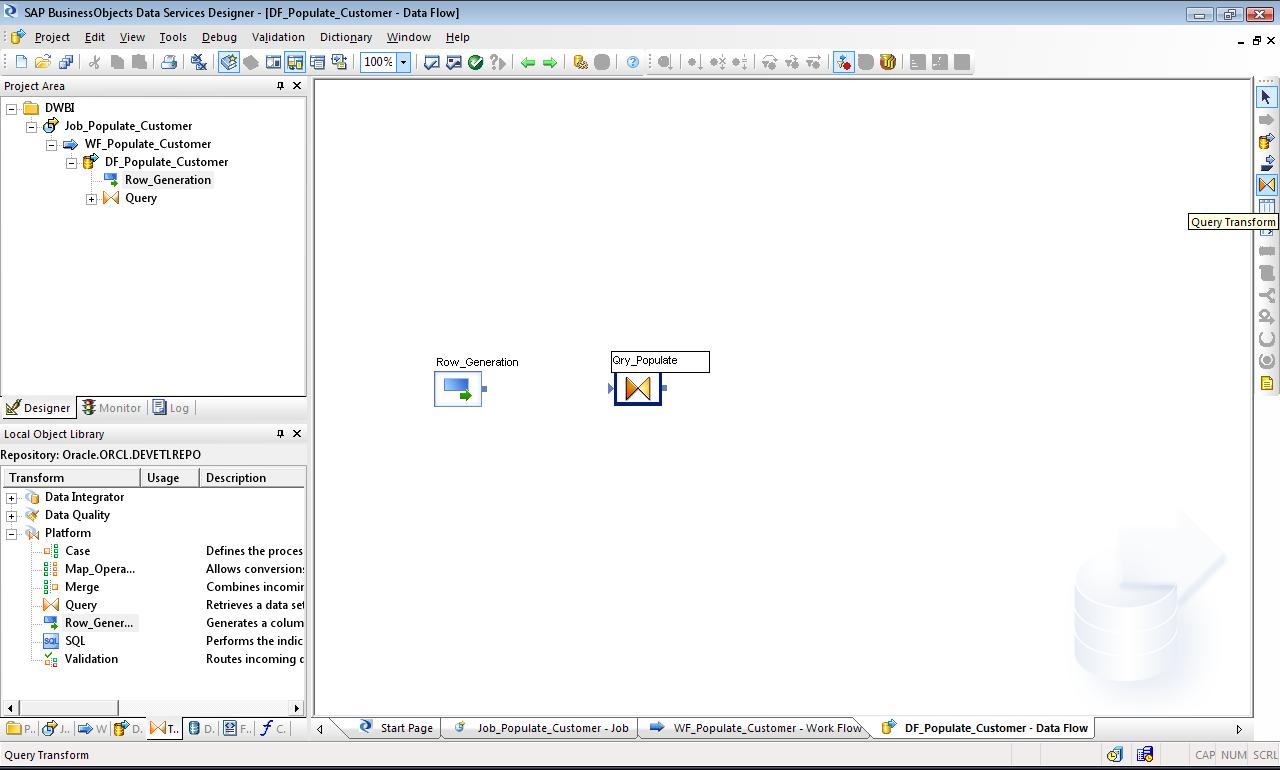 Add Query Transform