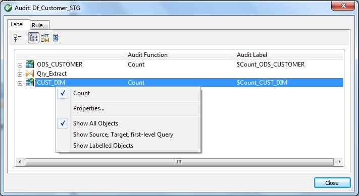 Define Audit-Label(Object)