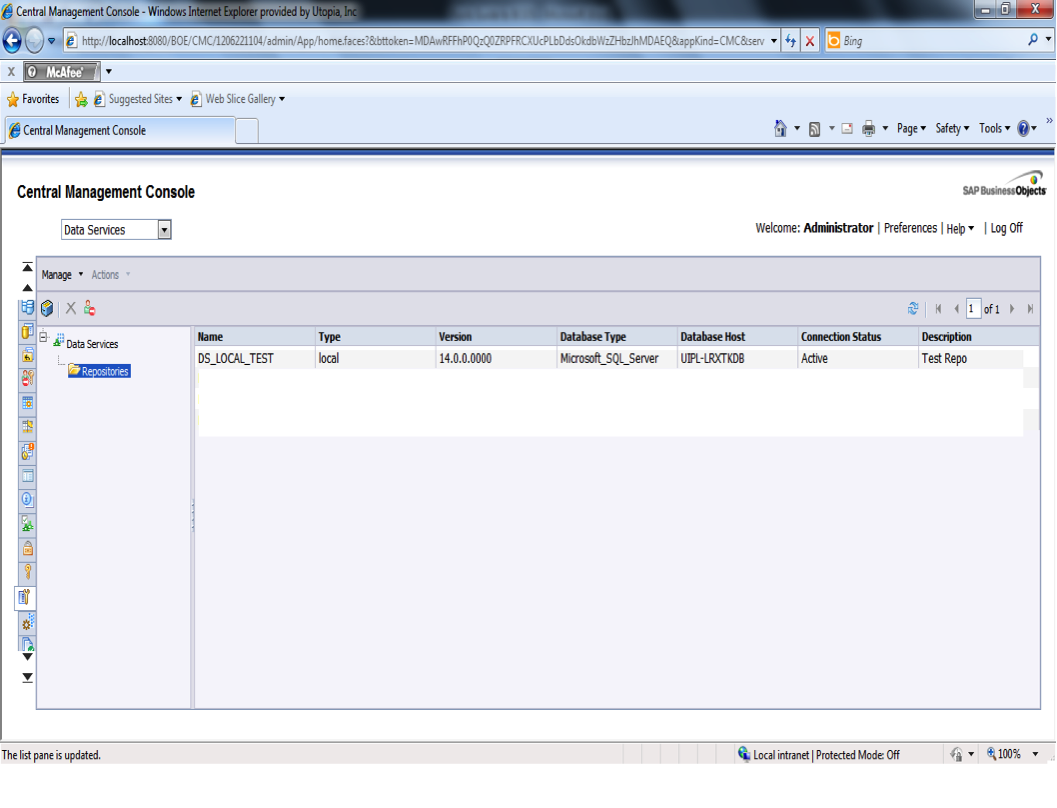 Figure 2.18 CMC Data Services